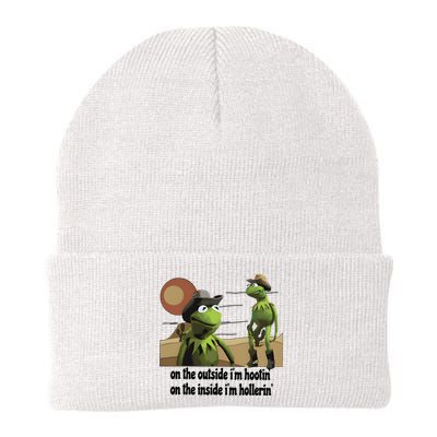 Hootin And Hollerin Funny Puppet Knit Cap Winter Beanie