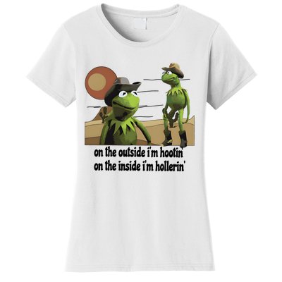 Hootin And Hollerin Funny Puppet Women's T-Shirt