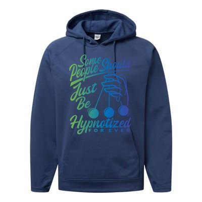 Hypnotist Appreciation Hypnotizing Power Hypnosis Performance Fleece Hoodie