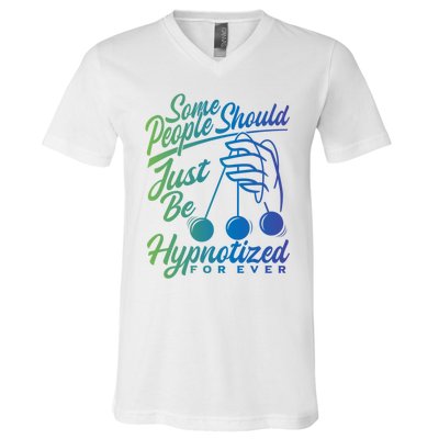 Hypnotist Appreciation Hypnotizing Power Hypnosis V-Neck T-Shirt