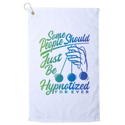 Hypnotist Appreciation Hypnotizing Power Hypnosis Platinum Collection Golf Towel