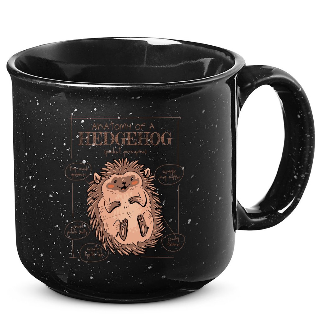 Hedgehog Anatomy 15oz Campfire Ceramic Mug