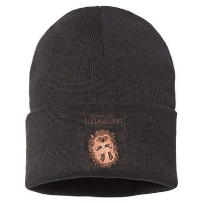 Hedgehog Anatomy Sustainable Knit Beanie