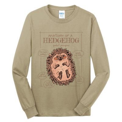 Hedgehog Anatomy Tall Long Sleeve T-Shirt