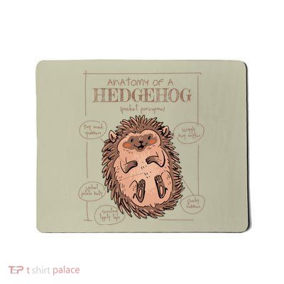 Hedgehog Anatomy Mousepad