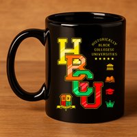 Hbcu Apparel Historically Black Colleges Universities Grad 11oz C Handle Ceramic Mug