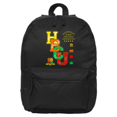 Hbcu Apparel Historically Black Colleges Universities Grad 16 in Basic Backpack