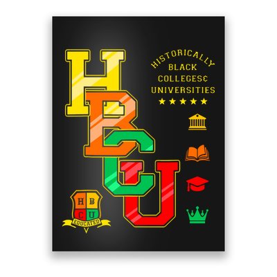 Hbcu Apparel Historically Black Colleges Universities Grad Poster