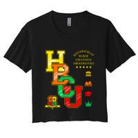 Hbcu Apparel Historically Black Colleges Universities Grad Women's Crop Top Tee