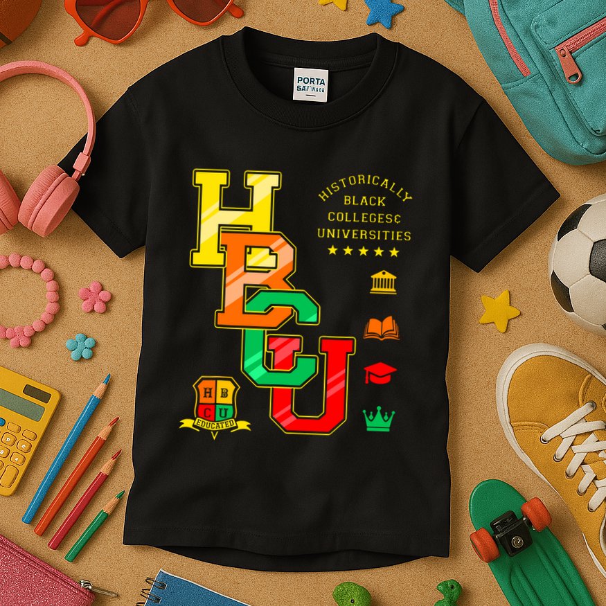 Hbcu Apparel Historically Black Colleges Universities Grad Kids T-Shirt