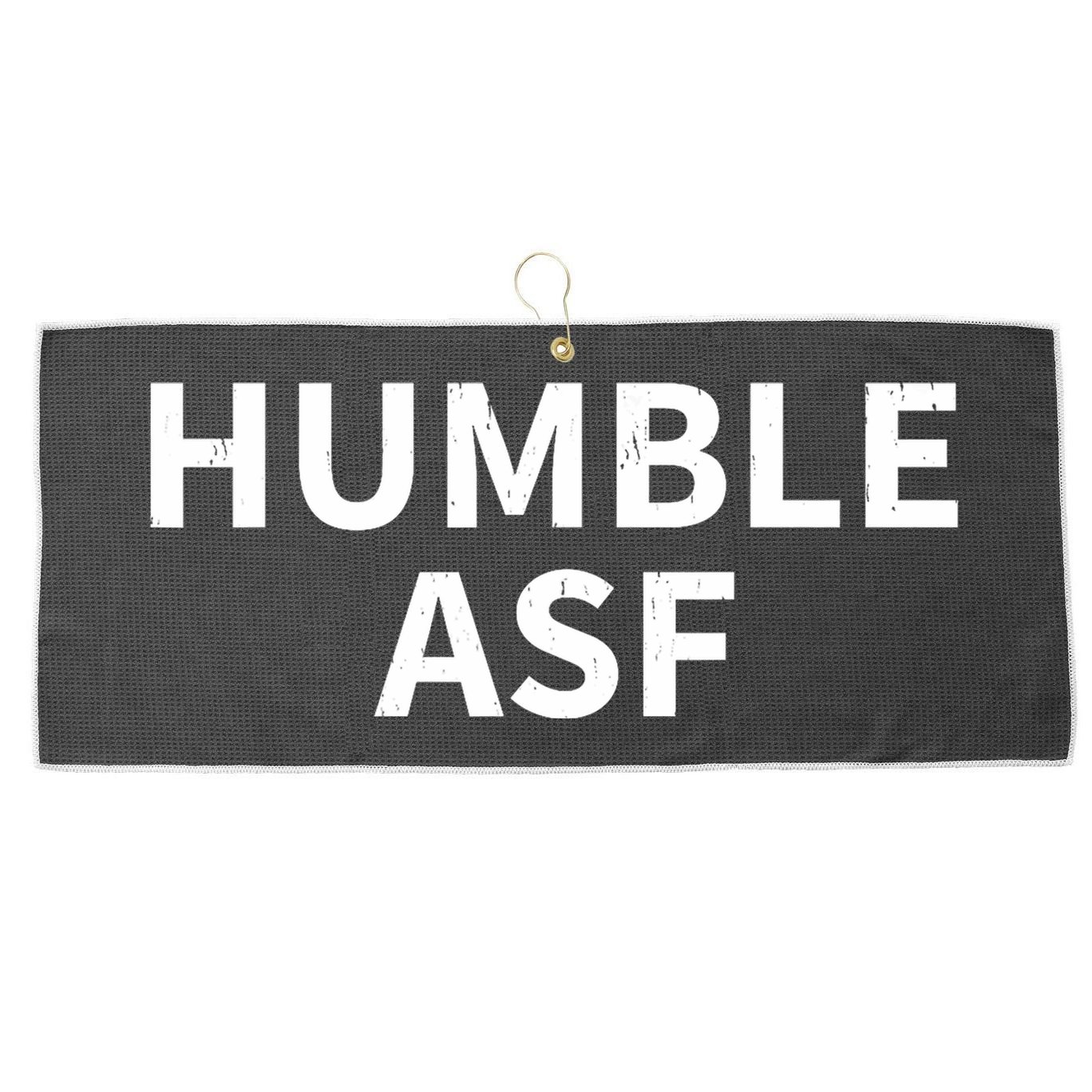 Humble Asf Large Microfiber Waffle Golf Towel