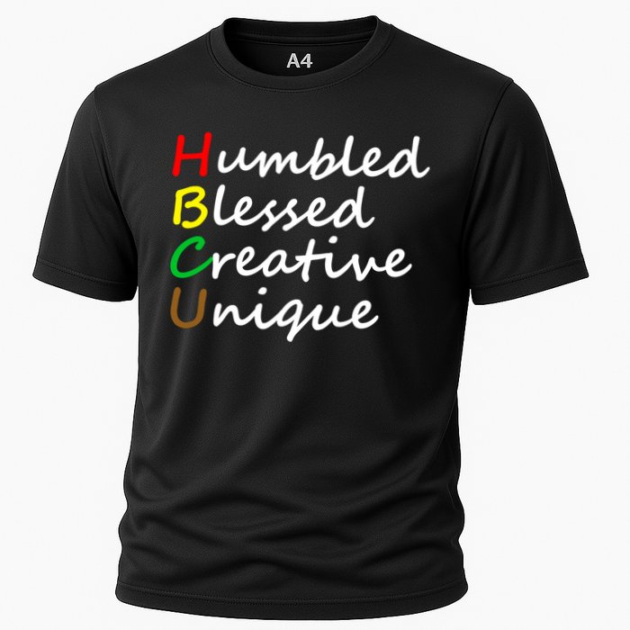 Hbcu African Humbled Blessed Creative Unique History Month Cool Gift Cooling Performance Crew T-Shirt