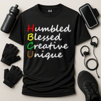Hbcu African Humbled Blessed Creative Unique History Month Cool Gift Cooling Performance Crew T-Shirt