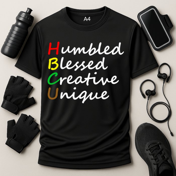 Hbcu African Humbled Blessed Creative Unique History Month Cool Gift Cooling Performance Crew T-Shirt