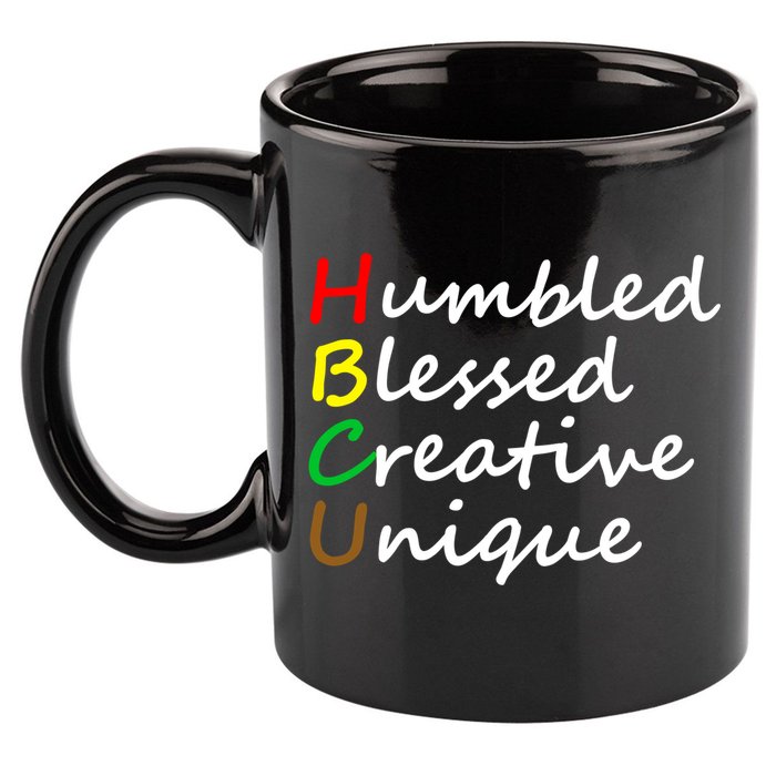 Hbcu African Humbled Blessed Creative Unique History Month Cool Gift 11oz C Handle Ceramic Mug