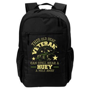 Hear A Huey A Mile Away Helicopter Pilot Vietnam Veteran Daily Commute Backpack