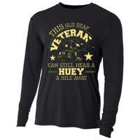 Hear A Huey A Mile Away Helicopter Pilot Vietnam Veteran Cooling Performance Long Sleeve Crew