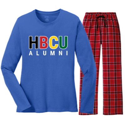 Hbcu Alumni Historically Black College Student Graduate Gift Women's Long Sleeve Flannel Pajama Set 