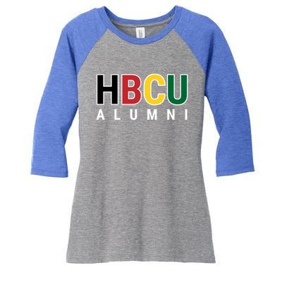 Hbcu Alumni Historically Black College Student Graduate Gift Women's Tri-Blend 3/4-Sleeve Raglan Shirt