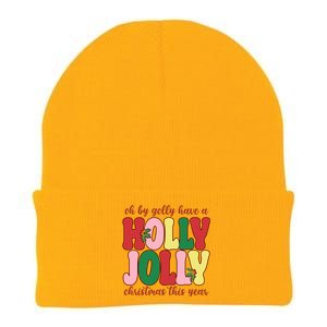 Have A Holly Jolly Christmas This Year Holiday Knit Cap Winter Beanie