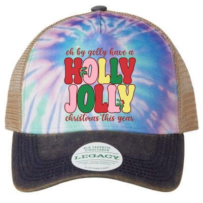 Have A Holly Jolly Christmas This Year Holiday Legacy Tie Dye Trucker Hat