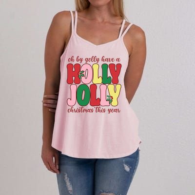 Have A Holly Jolly Christmas This Year Holiday Women's Strappy Tank