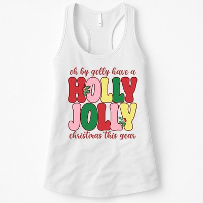 Have A Holly Jolly Christmas This Year Holiday Womens Tank Top