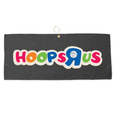 Hooper Apparel Hoops R Us Funny Basketball Apparel Cute Gift Large Microfiber Waffle Golf Towel