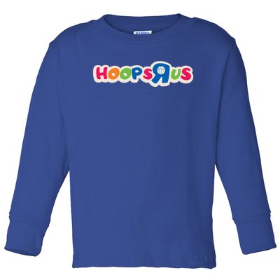 Hooper Apparel Hoops R Us Funny Basketball Apparel Cute Gift Toddler Long Sleeve Shirt