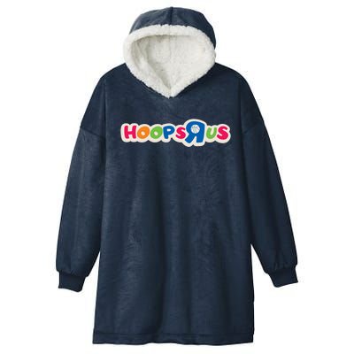 Hooper Apparel Hoops R Us Funny Basketball Apparel Cute Gift Hooded Wearable Blanket