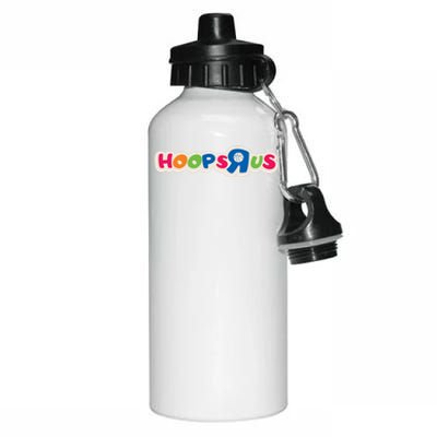 Hooper Apparel Hoops R Us Funny Basketball Apparel Cute Gift Aluminum Water Bottle