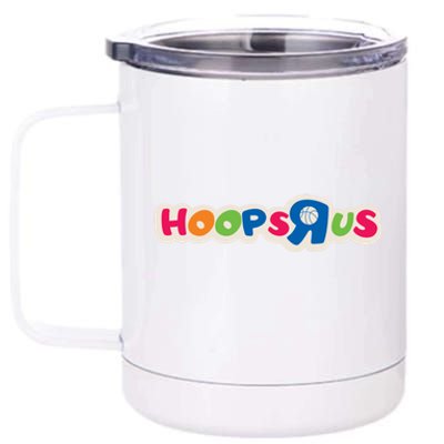 Hooper Apparel Hoops R Us Funny Basketball Apparel Cute Gift 12 oz Stainless Steel Tumbler Cup