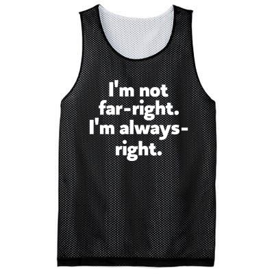 Hazel Appleyard Im Not Fa Right Im Always Right Mesh Reversible Basketball Jersey Tank