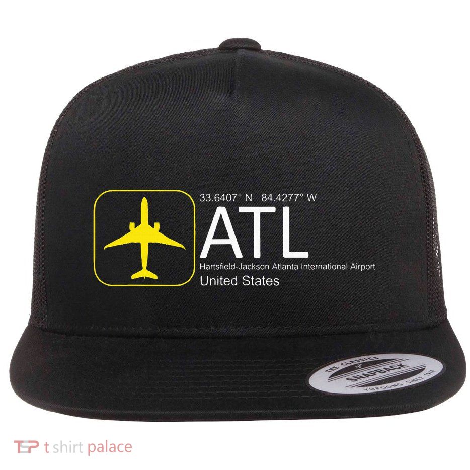Hartsfield–Jackson Atlanta International Airport Flat Bill Trucker Hat