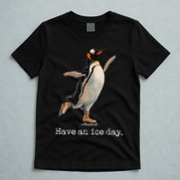 Have An Ice Day Girl Ice Skating Outfit Funny Figure Skating T-Shirt