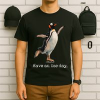 Have An Ice Day Girl Ice Skating Outfit Funny Figure Skating T-Shirt