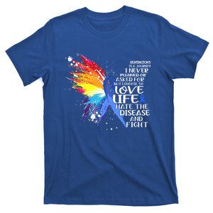 HuntingtonS Awareness I Choose To Love Life And Fight Gift T-Shirt