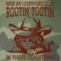 How Am I Supposed To Be Rootin Tootin Funny Cat Cowboy Legacy Tie Dye Trucker Hat