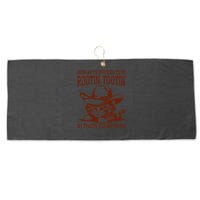 How Am I Supposed To Be Rootin Tootin Funny Cat Cowboy Large Microfiber Waffle Golf Towel