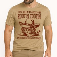 How Am I Supposed To Be Rootin Tootin Funny Cat Cowboy Performance Shirt
