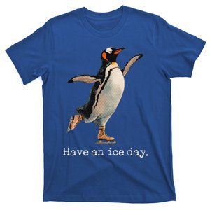 Have An Ice Day Girl Ice Skating Outfit T-Shirt