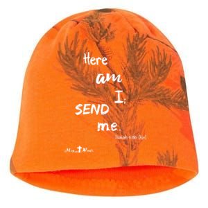 Here Am I Send Me Isaiah 6:8 Christian Gift #Hope Kati - Camo Knit Beanie