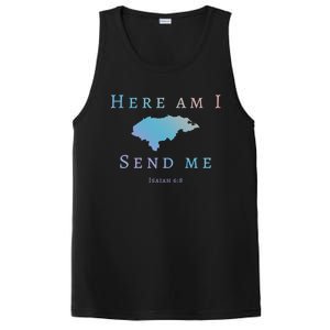 Here Am I Send Me Isaiah 6 8 Honduras Mission Trip Ministry Gift PosiCharge Competitor Tank