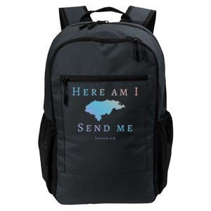 Here Am I Send Me Isaiah 6 8 Honduras Mission Trip Ministry Gift Daily Commute Backpack