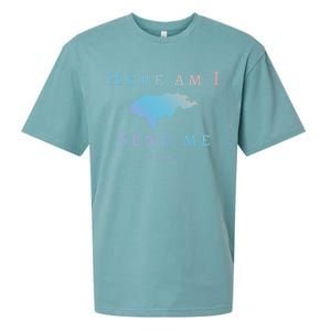 Here Am I Send Me Isaiah 6 8 Honduras Mission Trip Ministry Gift Sueded Cloud Jersey T-Shirt