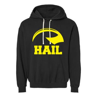 Hail Michigan Helmet Football Victors Garment-Dyed Fleece Hoodie