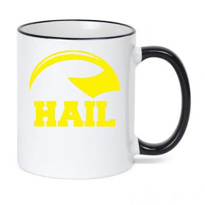 Hail Michigan Helmet Football Victors 11oz Black Color Changing Mug