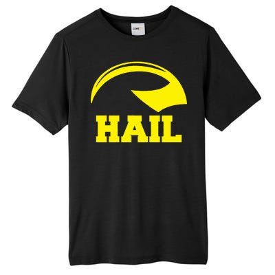 Hail Michigan Helmet Football Victors Tall Fusion ChromaSoft Performance T-Shirt