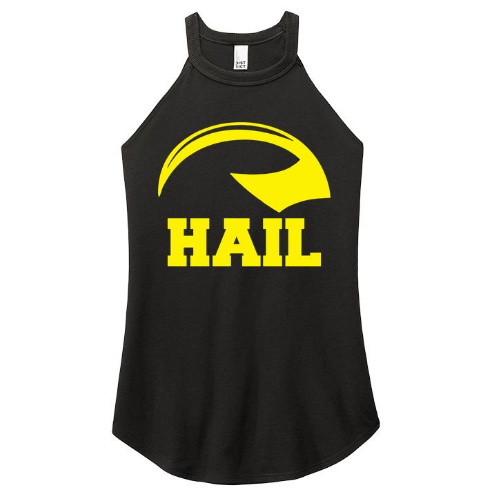 Hail Michigan Helmet Football Victors Women's Perfect Tri Rocker Tank