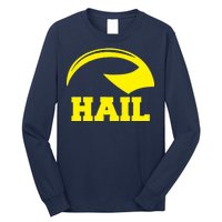 Hail Michigan Helmet Football Victors Long Sleeve Shirt